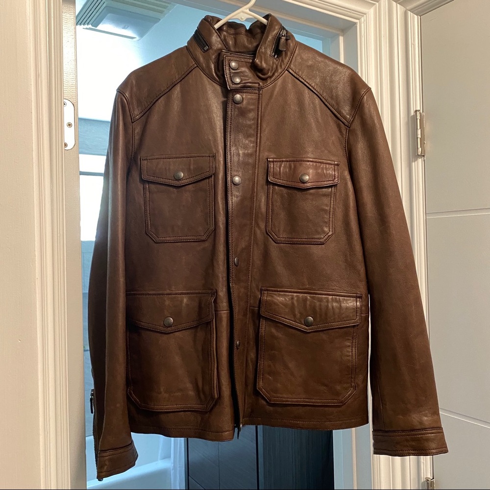 Men’s COACH Leather Jacket